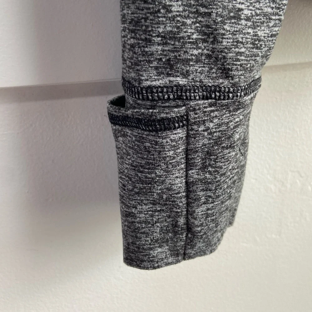 Reva Activewear Heather Gray and Black Full Zip Jacket - Picture 6 of 6